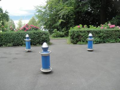 Jeux d'quilibre sur la place de jeux pour enfants Denantou parc  Lausanne
